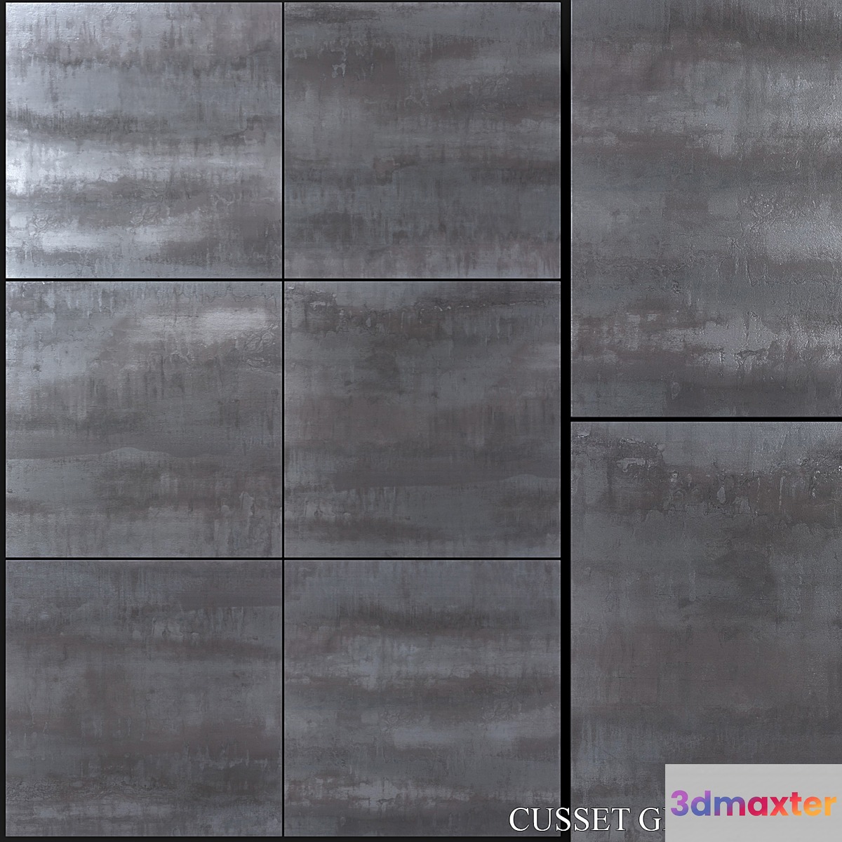 Azuliber Cusset Gris 650x650 3D Max