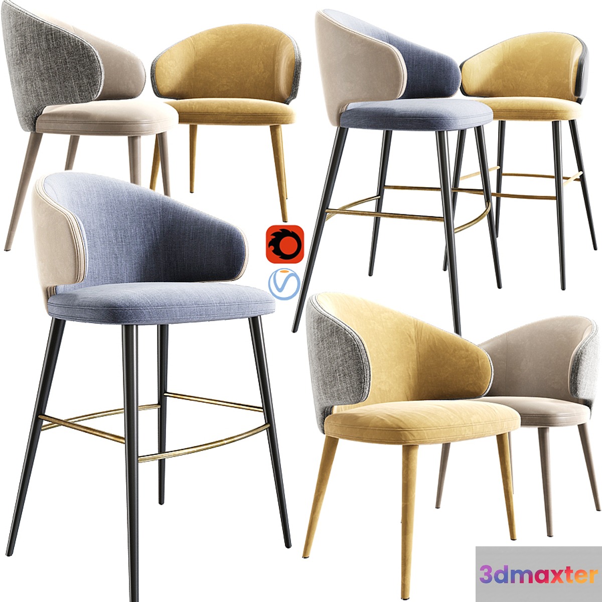 Modrest Carlton Bar And Dining Chair