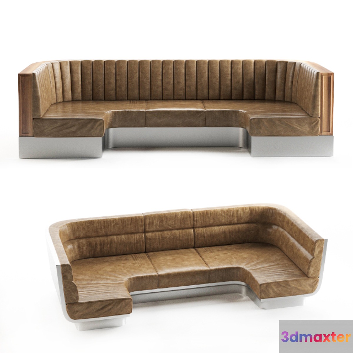 Sofa for restaurants-4 3D Max