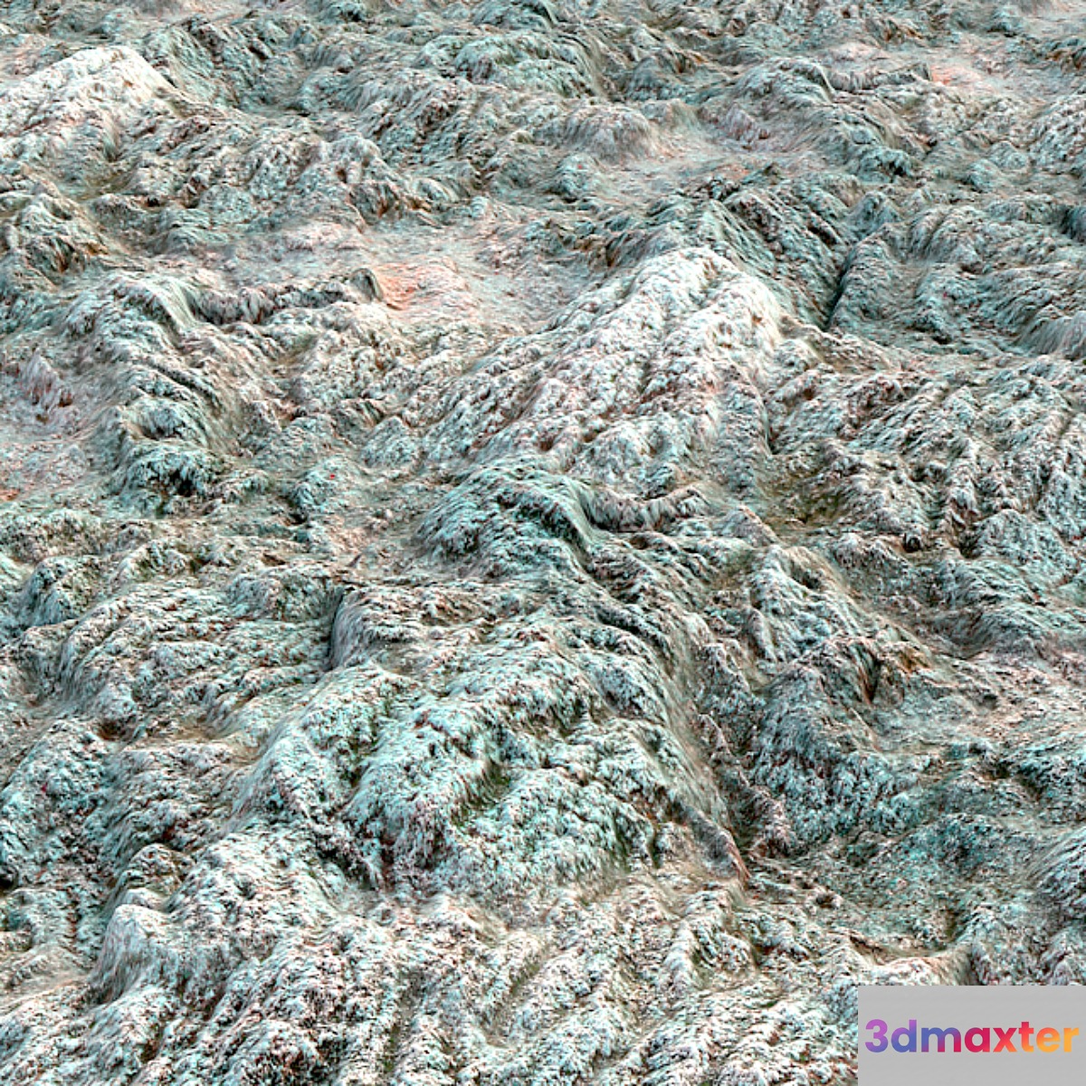 Material of rock 3D Max