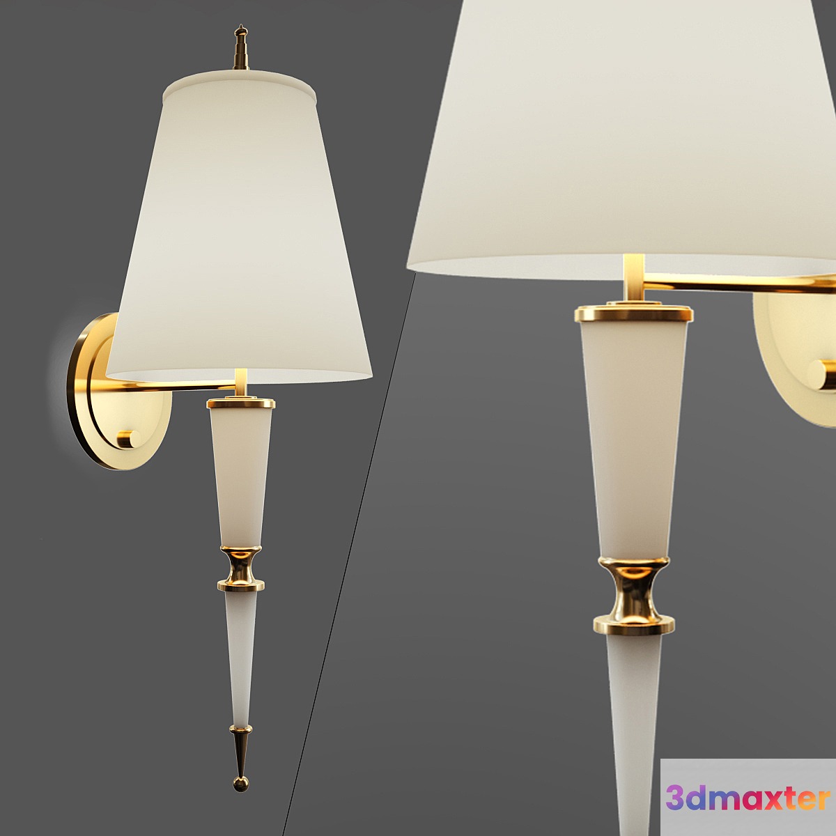 Robert Abbey Lighting W903 Jonathan Adler Versailles Wall Sconce - No.4