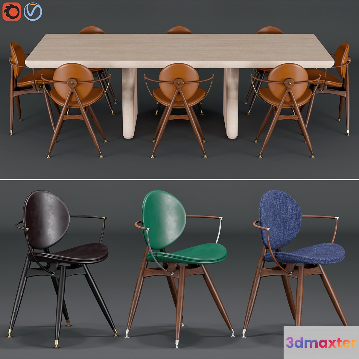 overgaard & dyrman chair and table - No.5