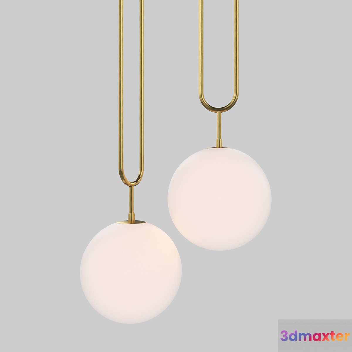Koko Fixed Pendant Light 3D Max