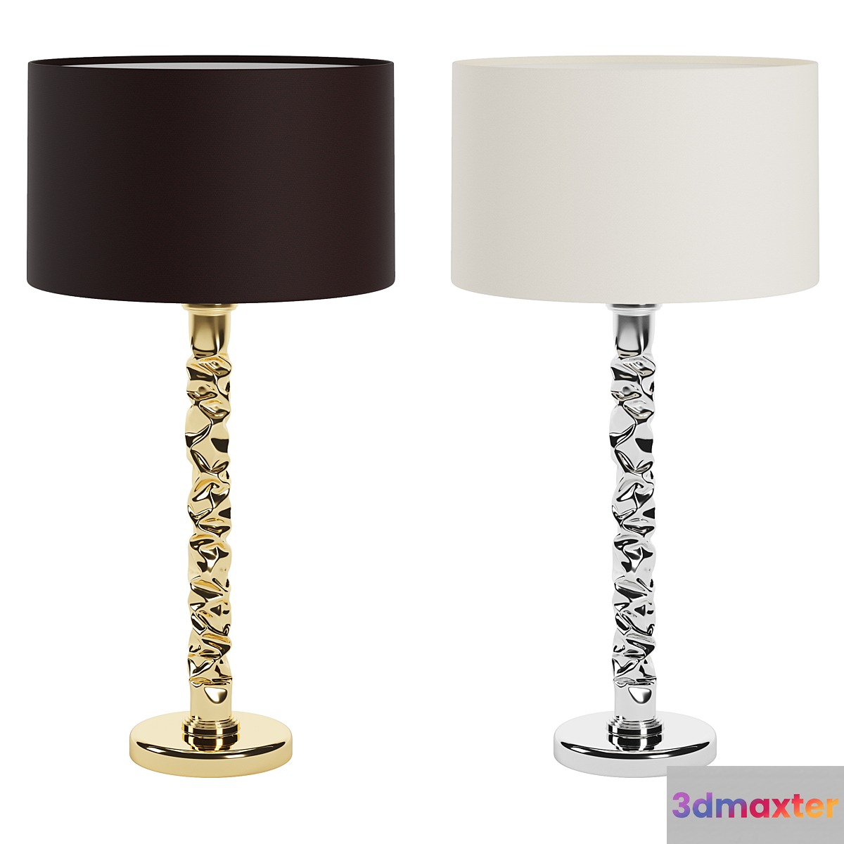DESK LAMP PORTA ROMANA CRUSHED COLUMN LAMP 3D Max
