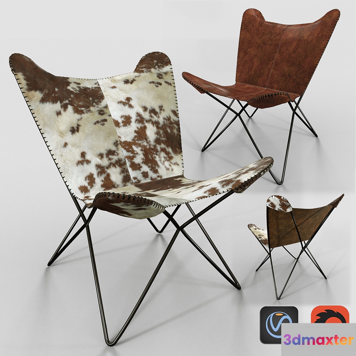 chair butterfly chair butterfly 3D Max