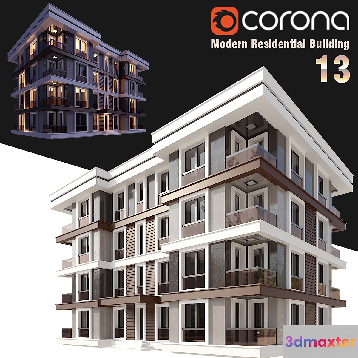 Modern Residential Building 013 - No.4