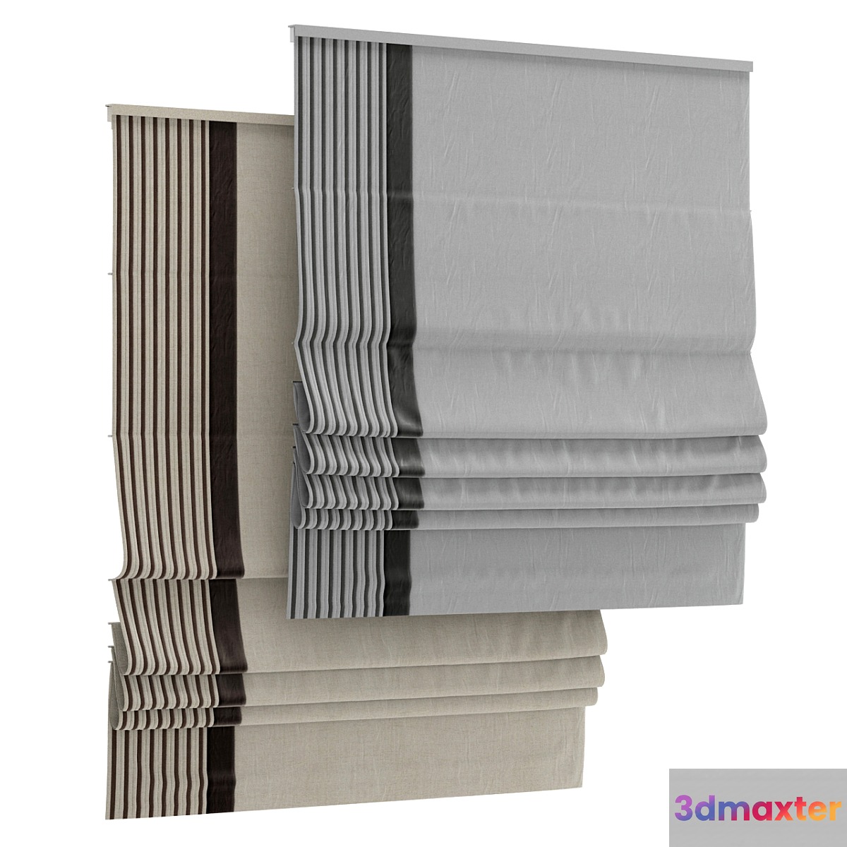 Roman curtain 65 3D Max