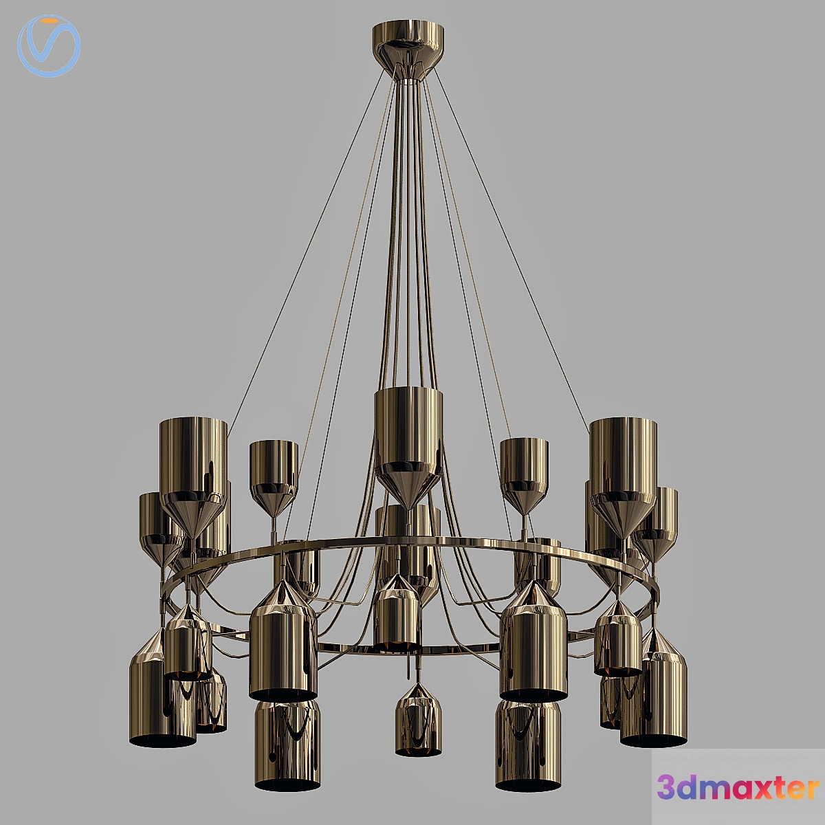 Metalarte Copacabana Queen 3 Pendant Lamp
