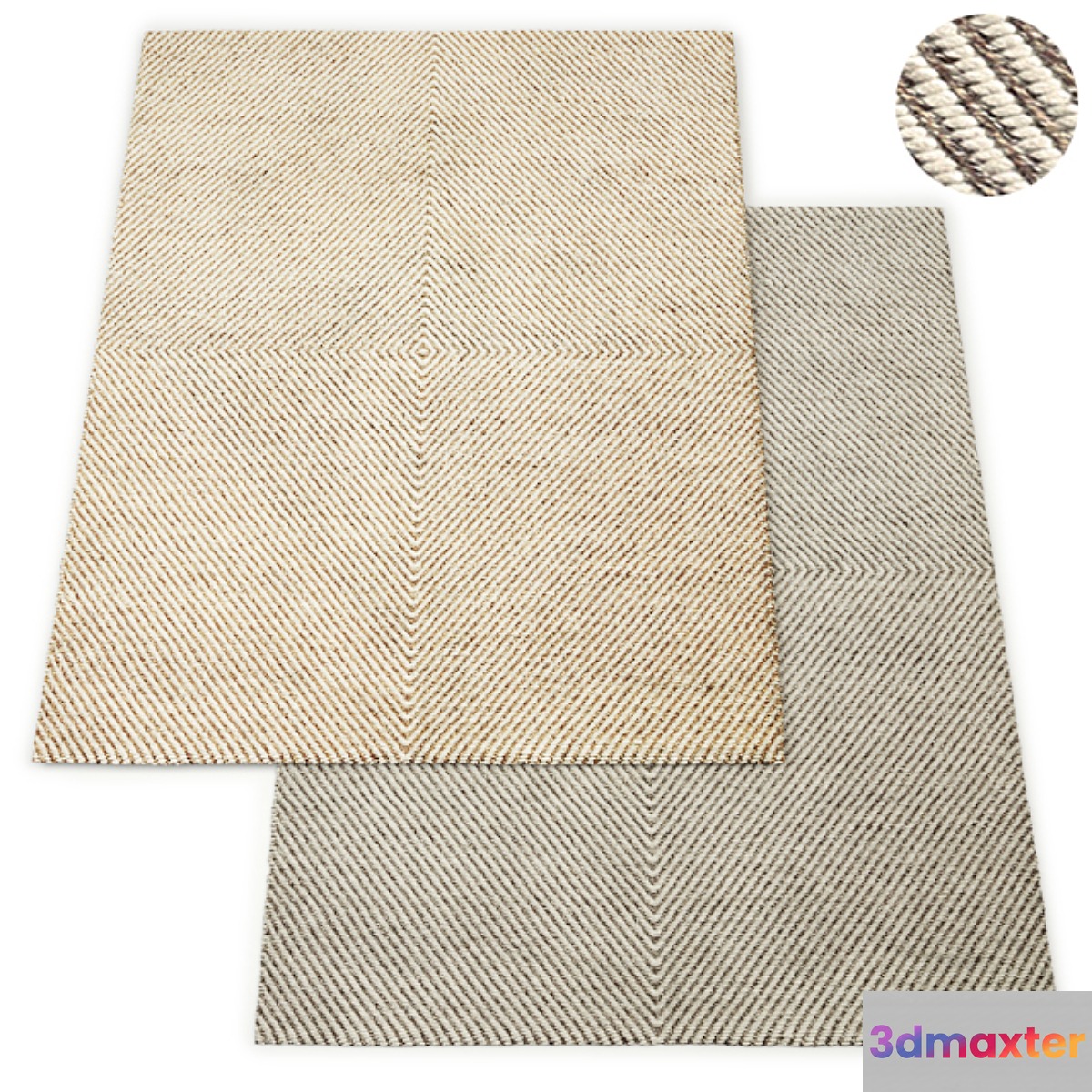 Axiom Handwoven Wool Flatweave Rug RH Collection - No.2