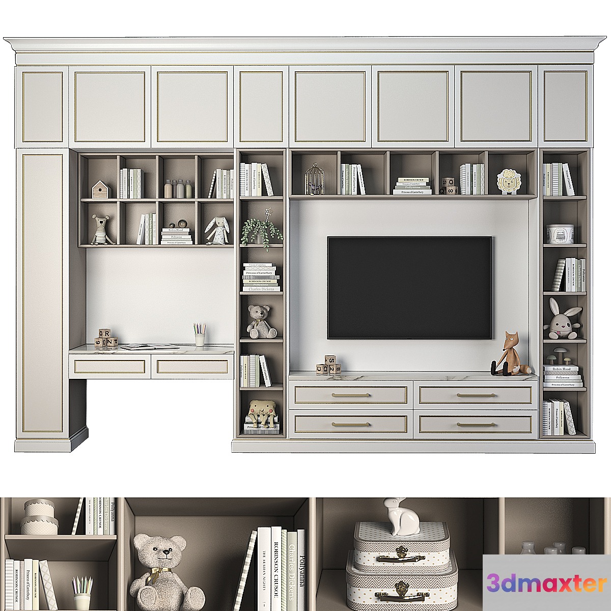 Children's furniture 84 part 4 3D Max