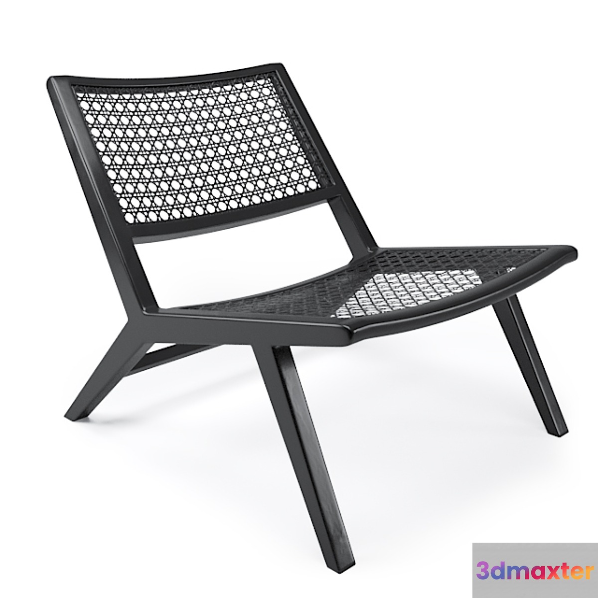 pib cane armchair 3D Max