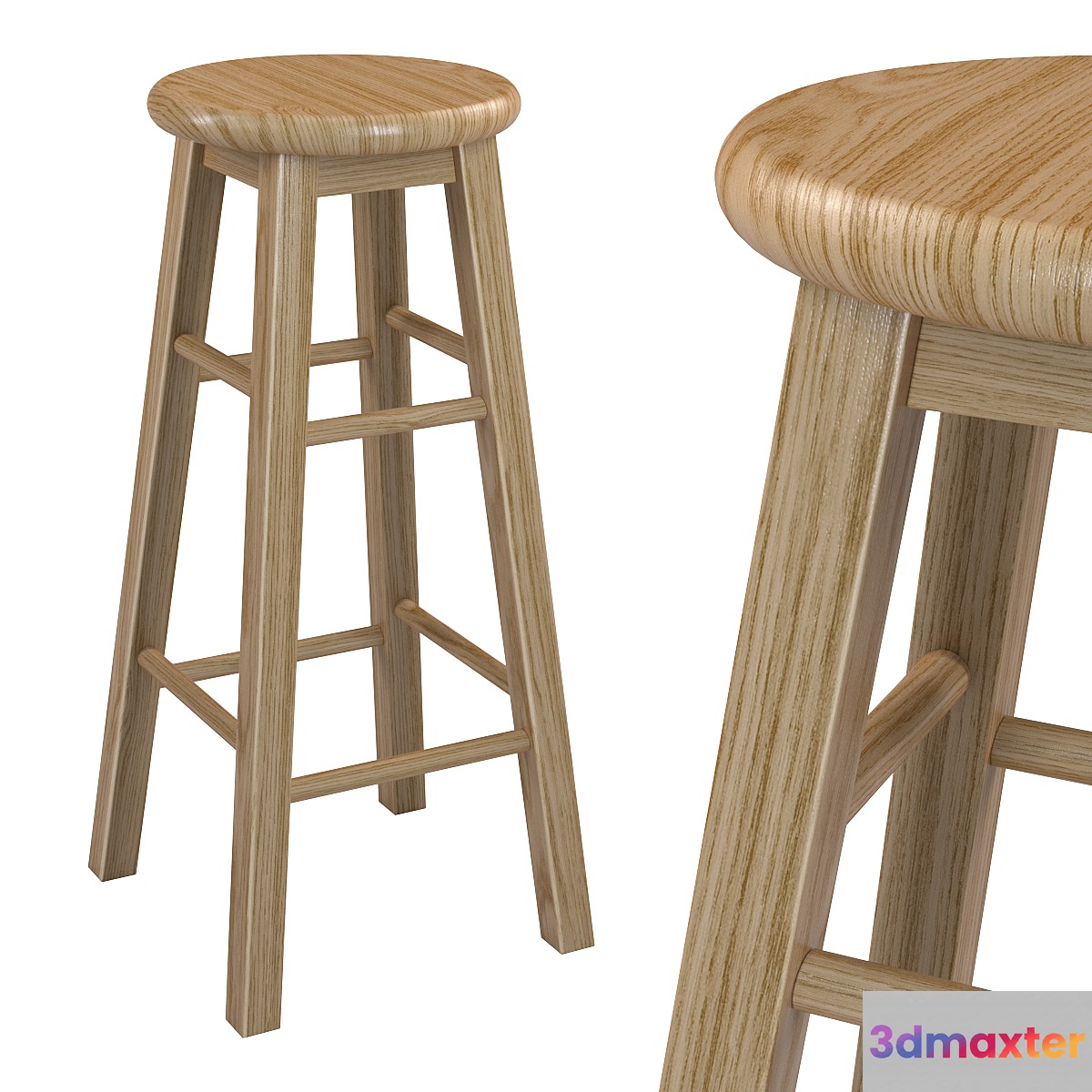 Bar stool Promo 3D Max