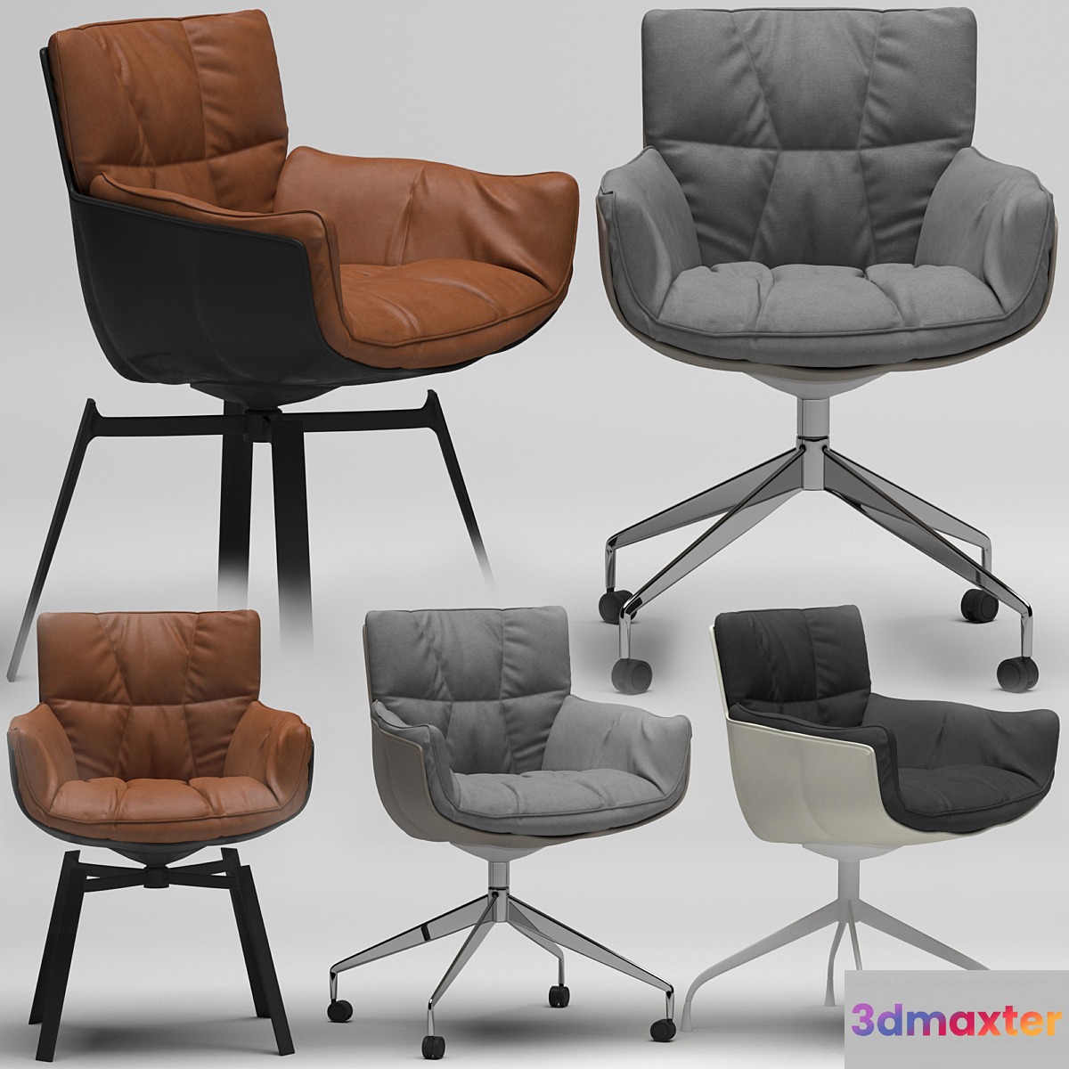 CHAIRS Husk 3D Max