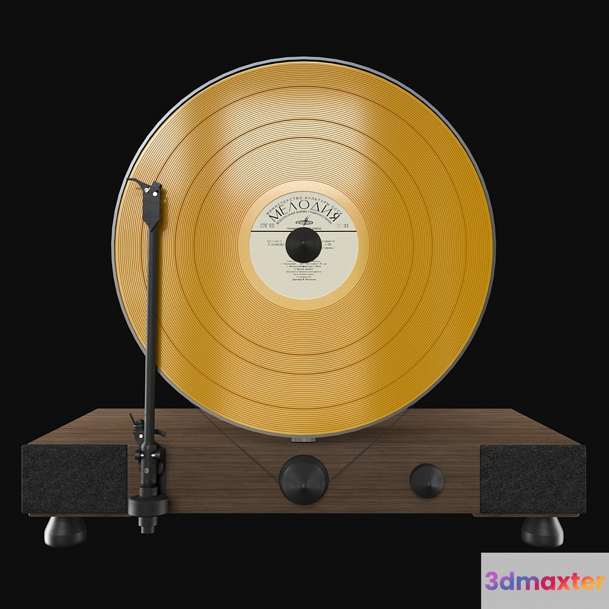 Floating Record Vertical Turntable - No.3