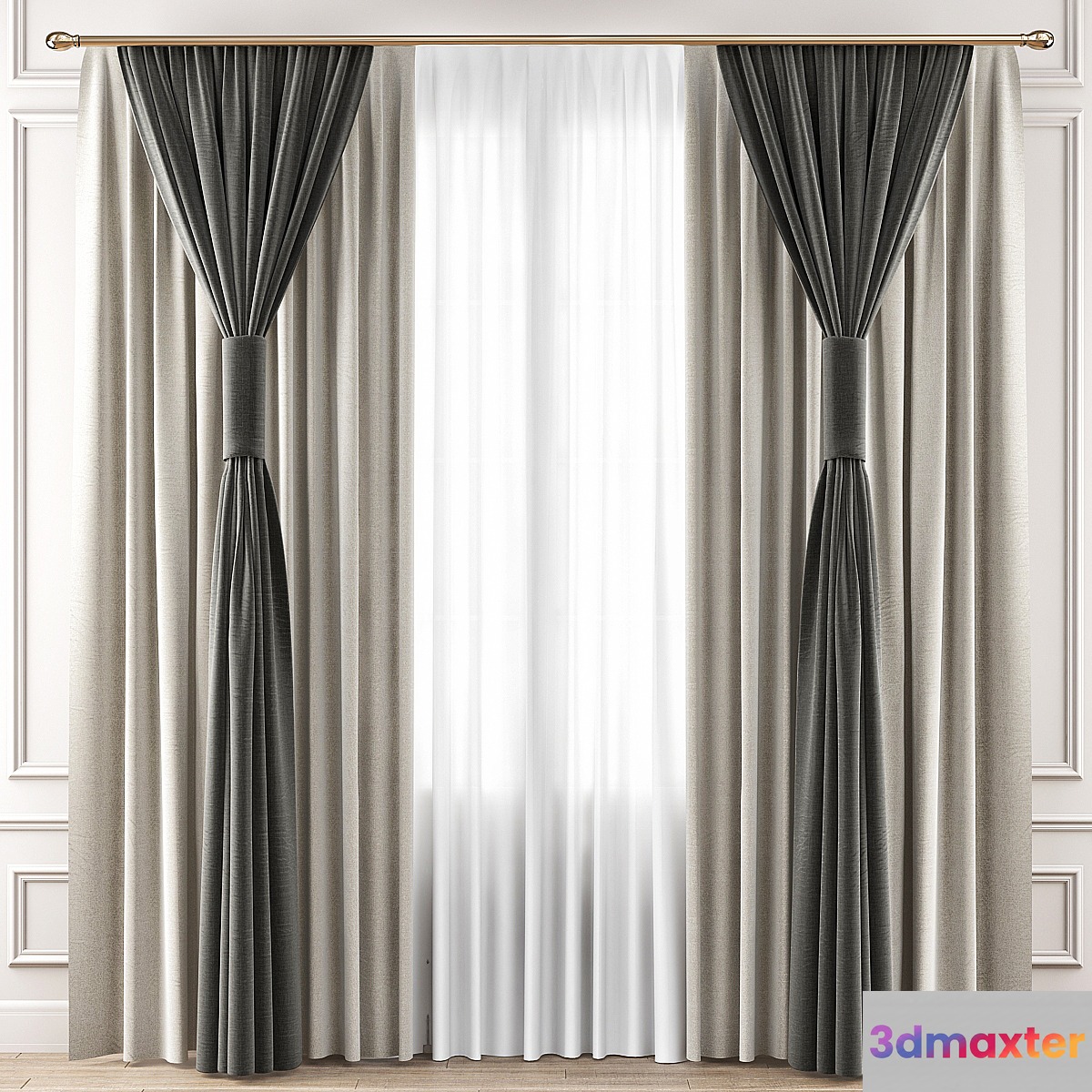 Curtains Premium PRO No. 6 3D Max