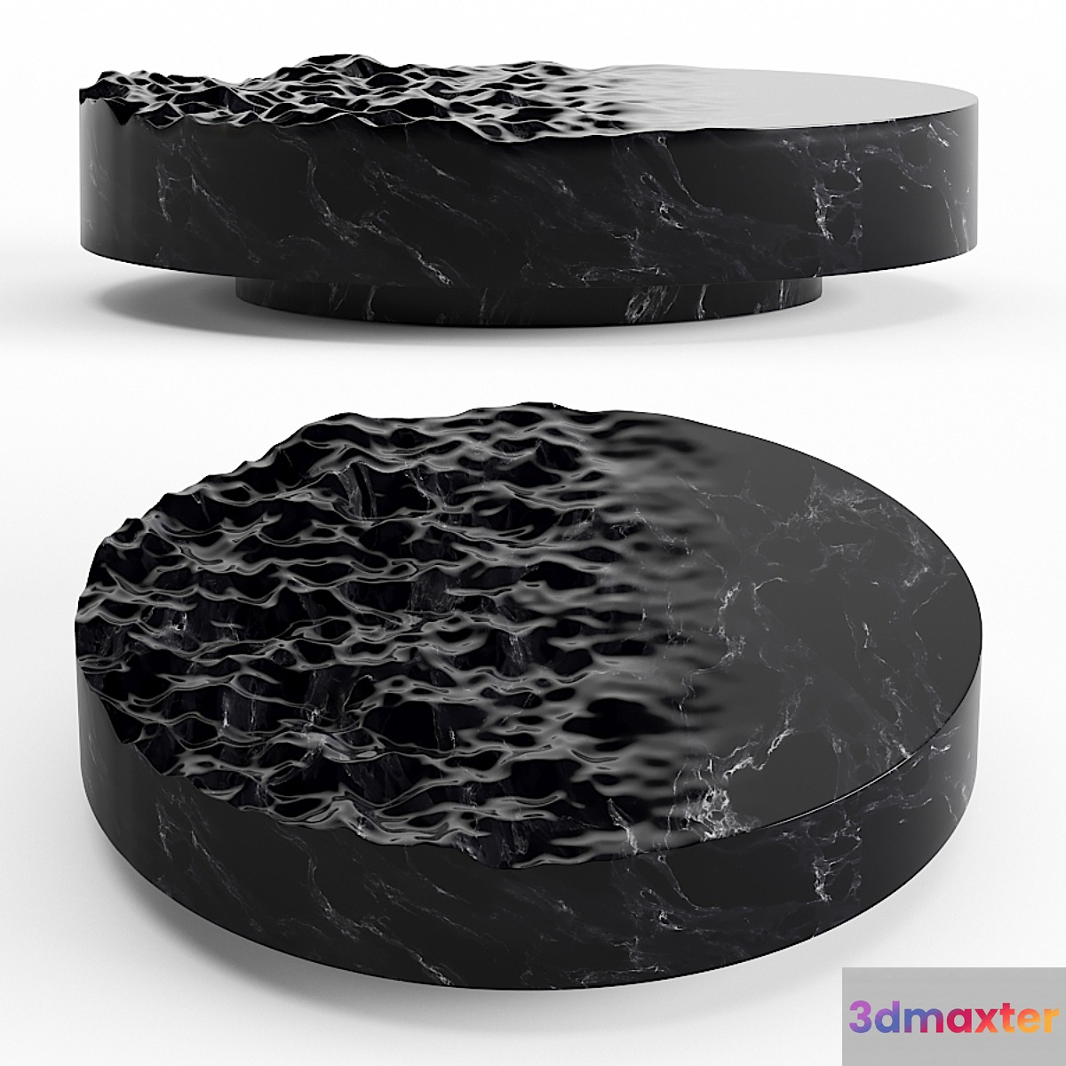 Mathieu Lehanneur Liquid Marble series the Ocean Memories collection 3D Max