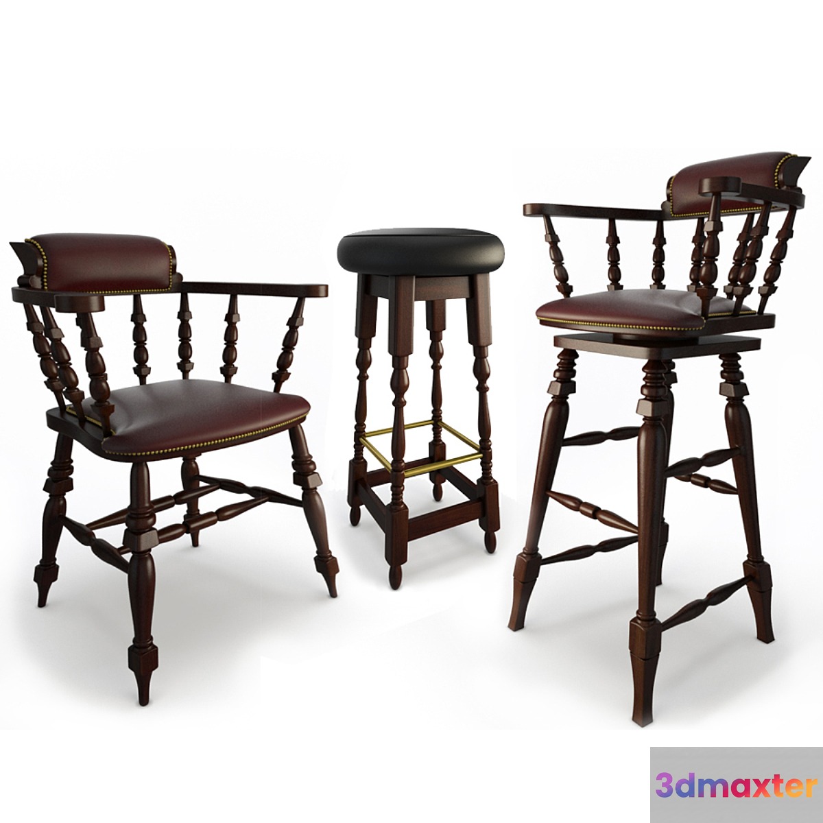 Wooden Bar Seats