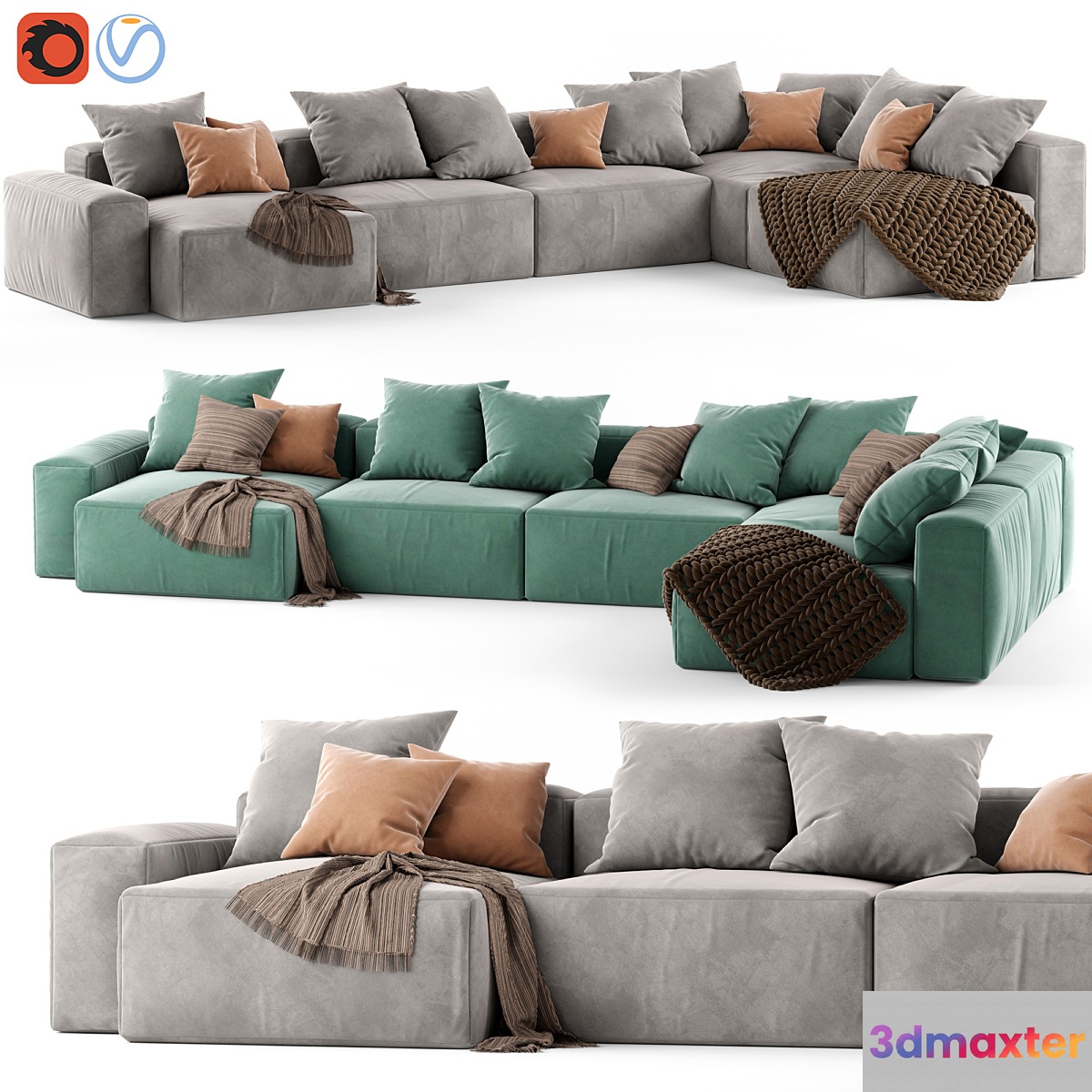 Sofa Marelli Gary 3D Max