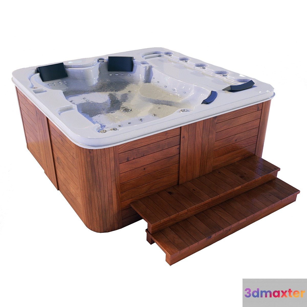 Spa jacuzzi 3D Max