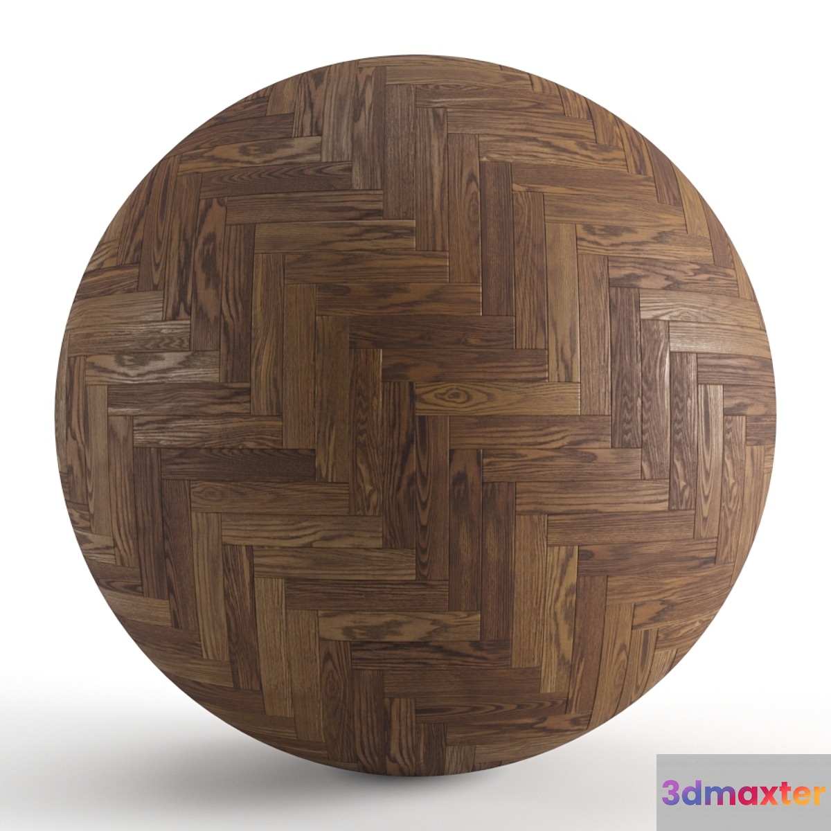 Seamless texture of solid oak parquet. PBR