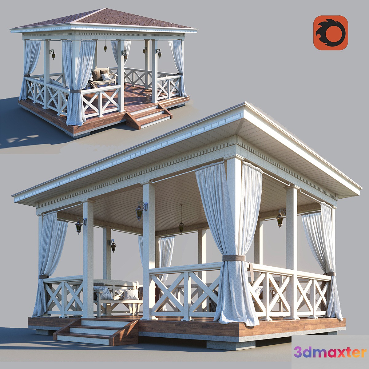 Wooden arbor