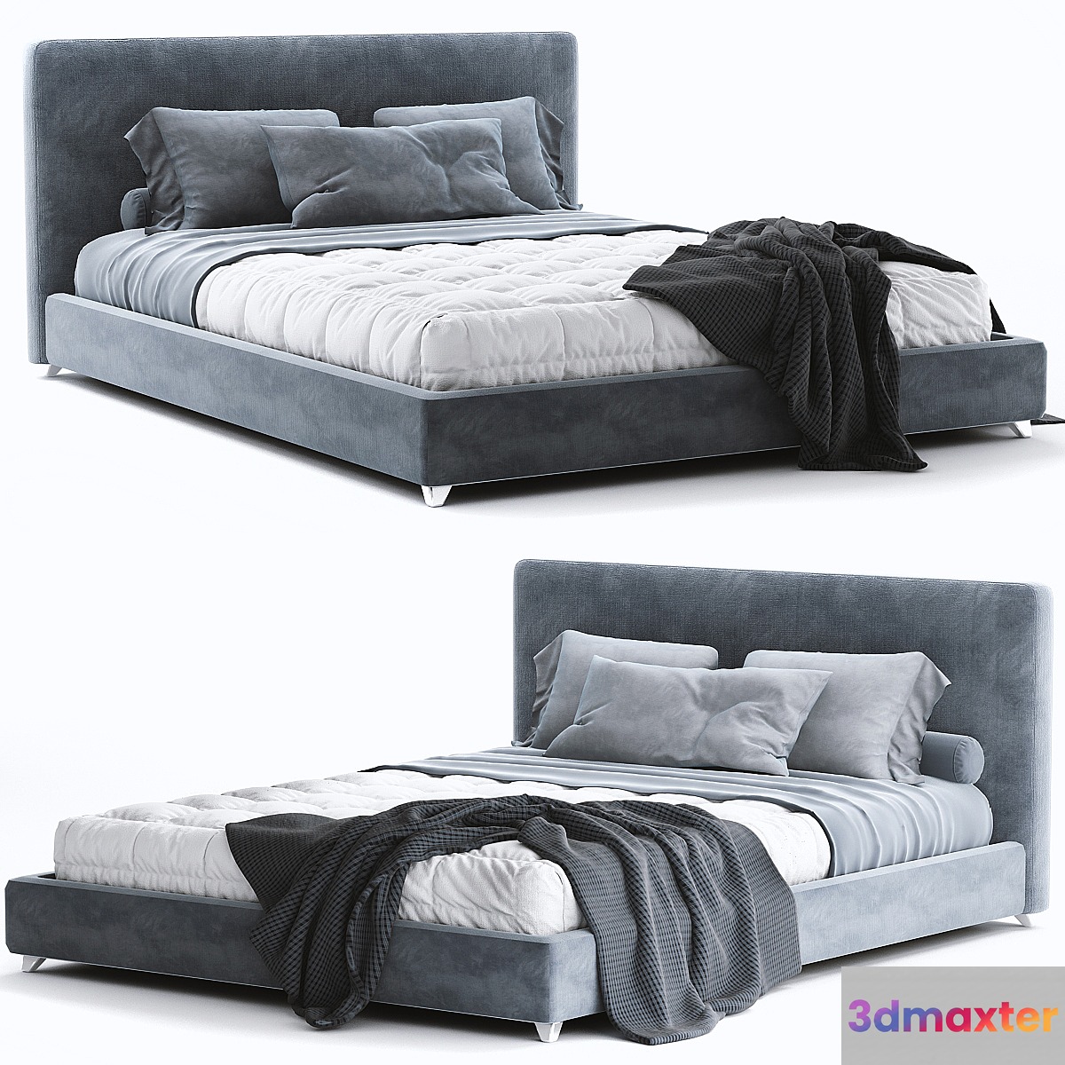 Meridiani Stone Up Bed - No.3