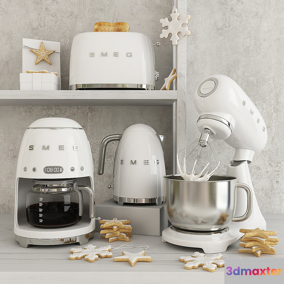Smeg set 3D Max