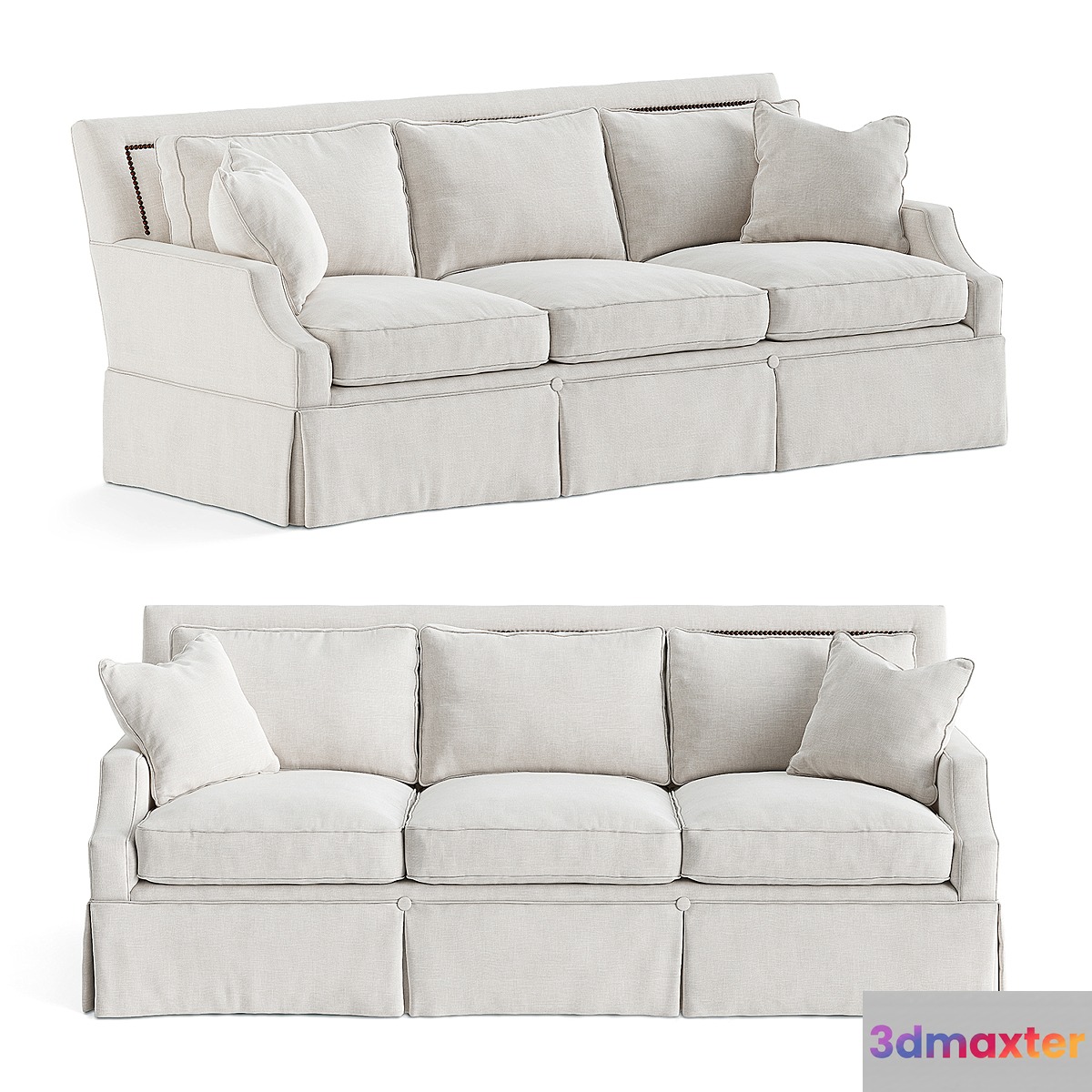 Paige Kick Pleat Sofa