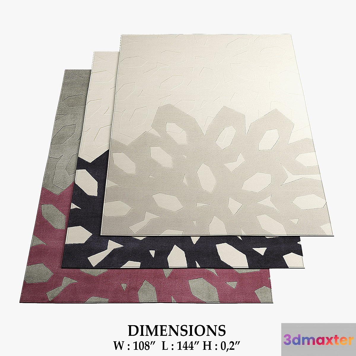 Kvadrat Rugs_648 3D Max