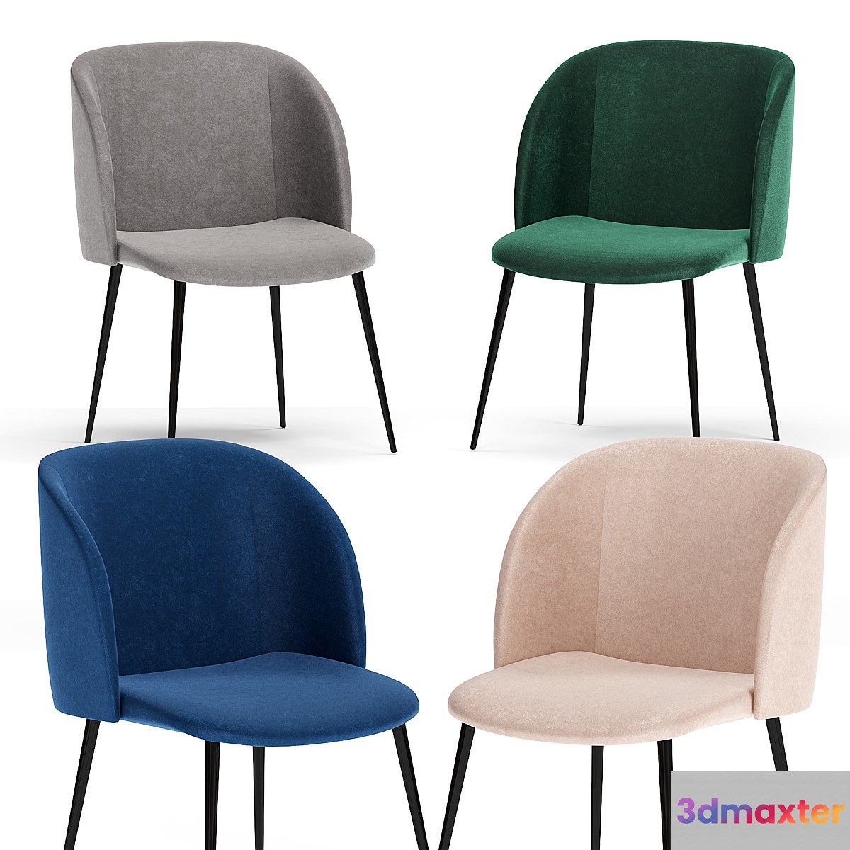 Deephouse Chair Toulon Velvet - No.4