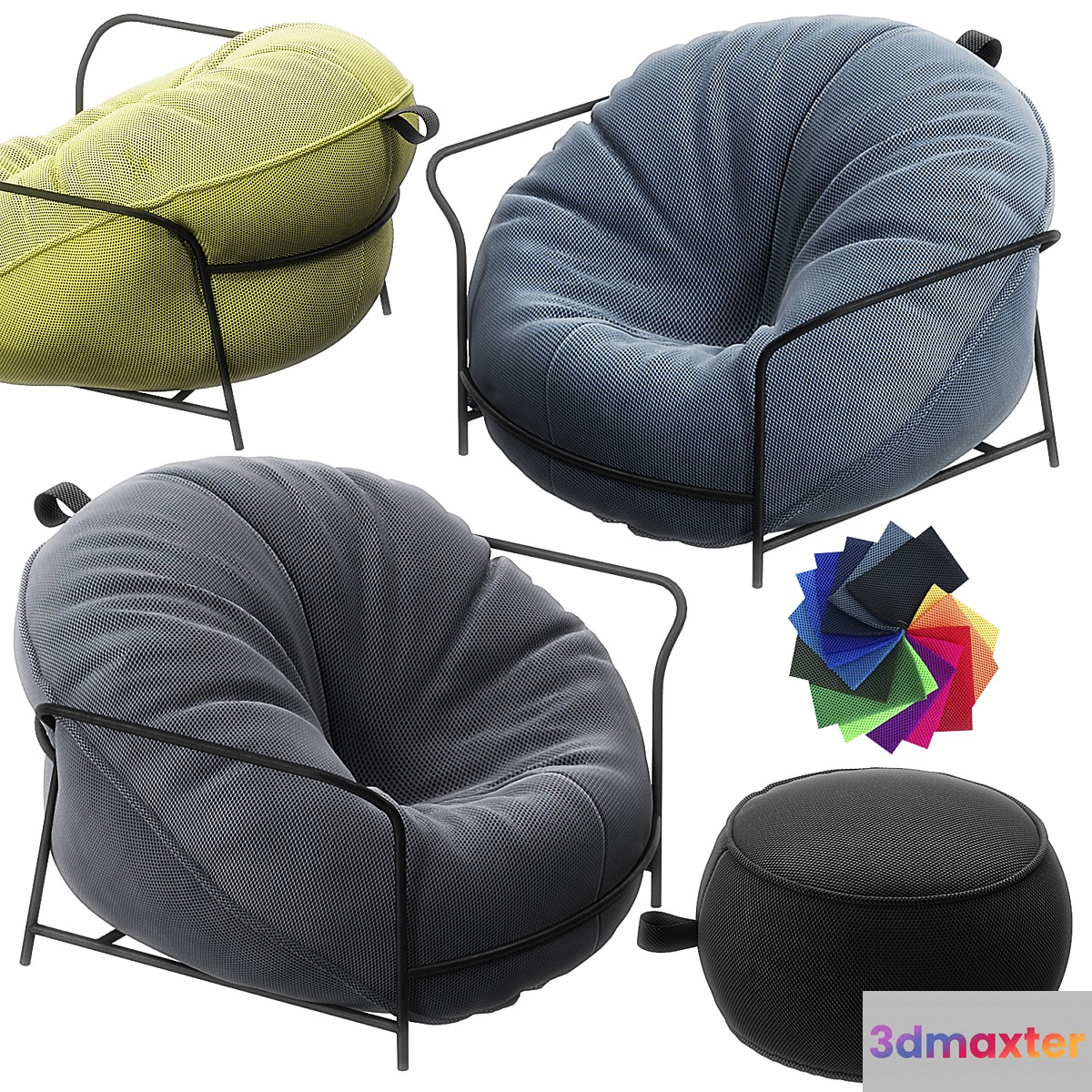 OM chair Uni 3D Max