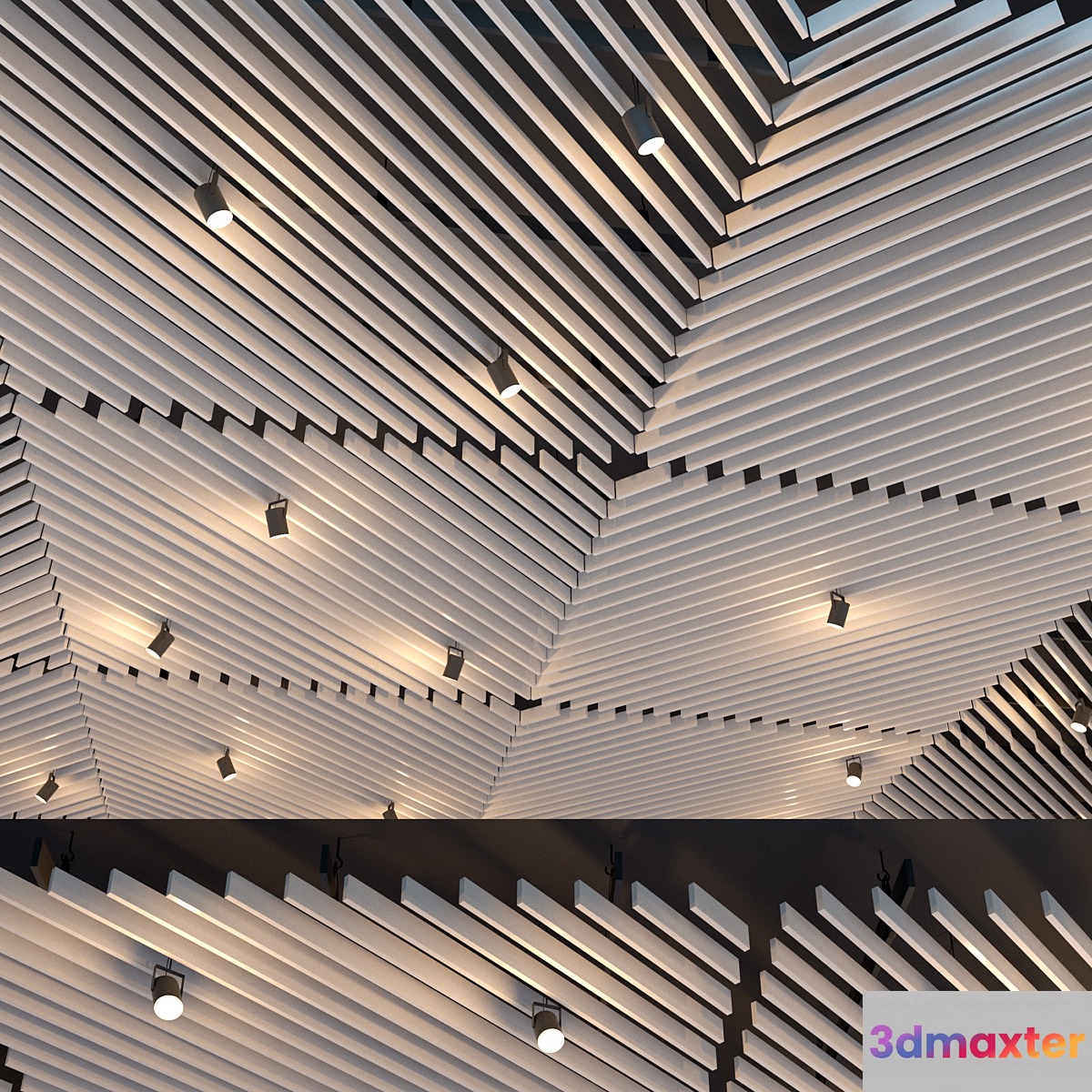 False ceiling rack. 25 3D Max