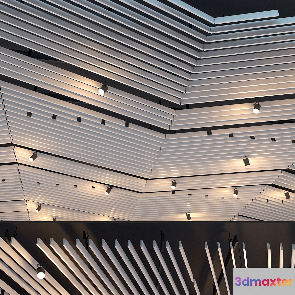 False ceiling rack. 29th 3D Max