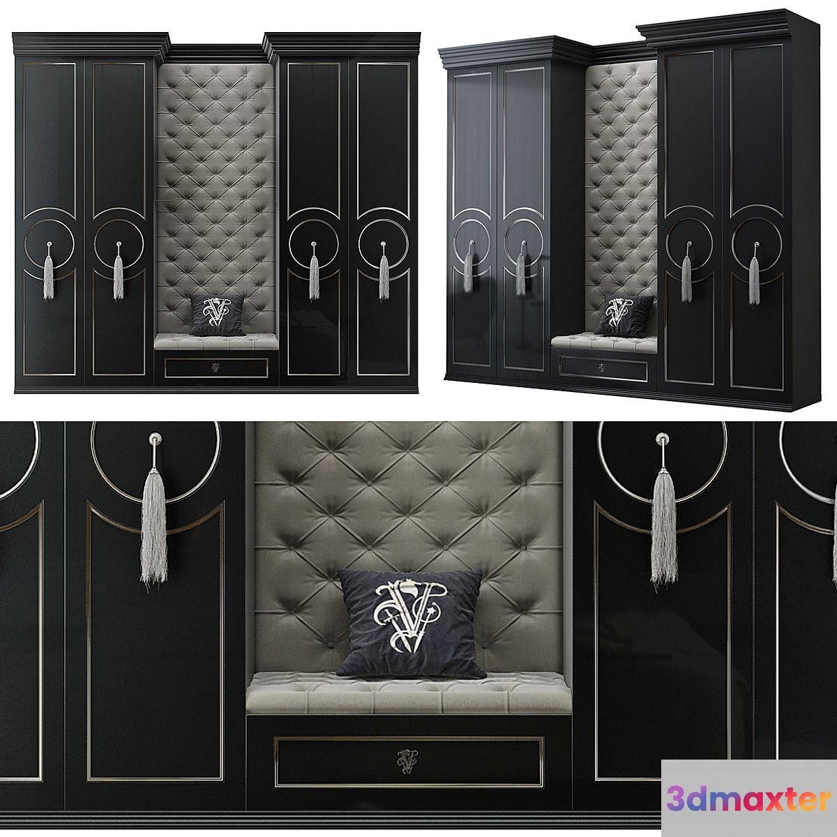 Wardrobe Classic Visionnaire 3D Max