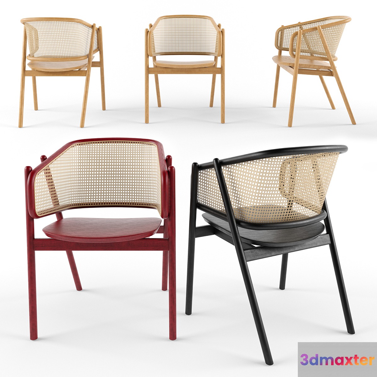 Cane Chair 01 By Cane Collection