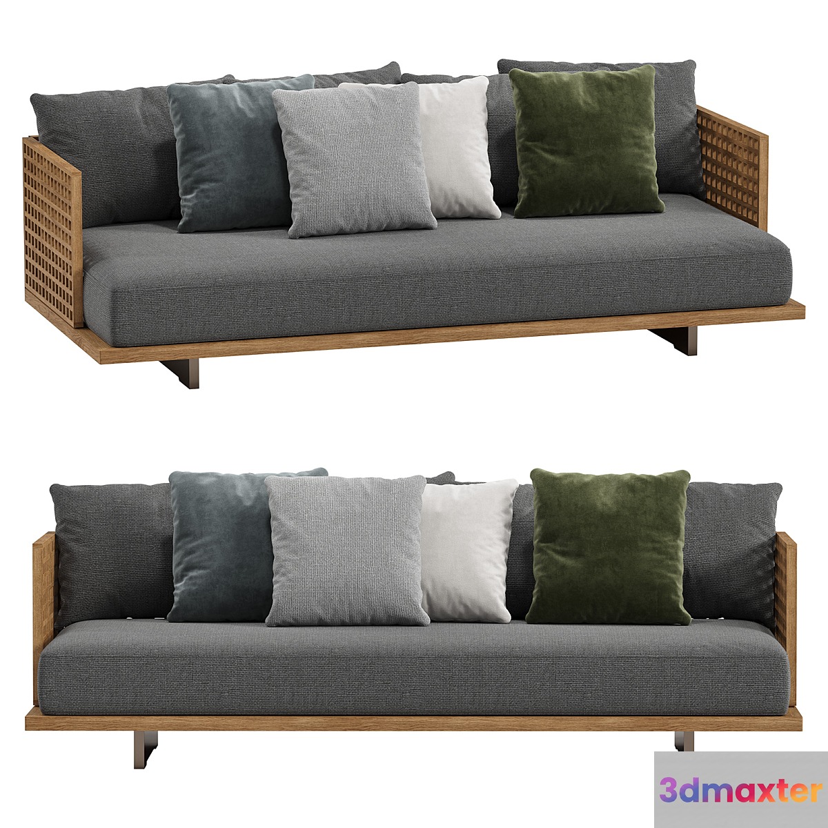 Minotti quadrado 3D Max