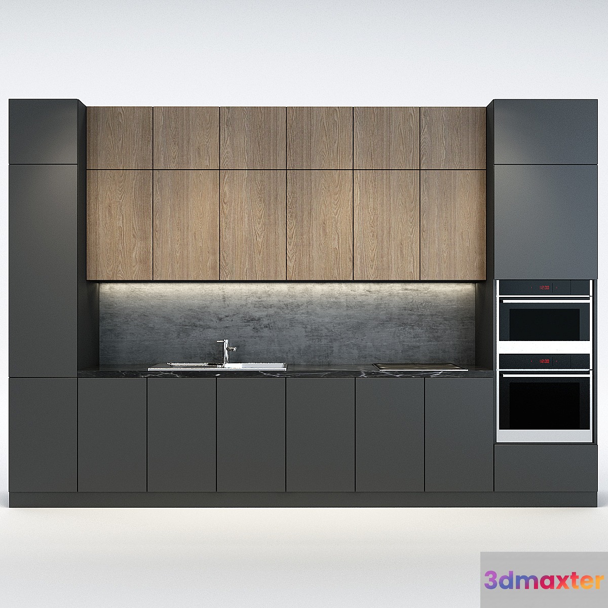Modern kitchen 04 3D Max