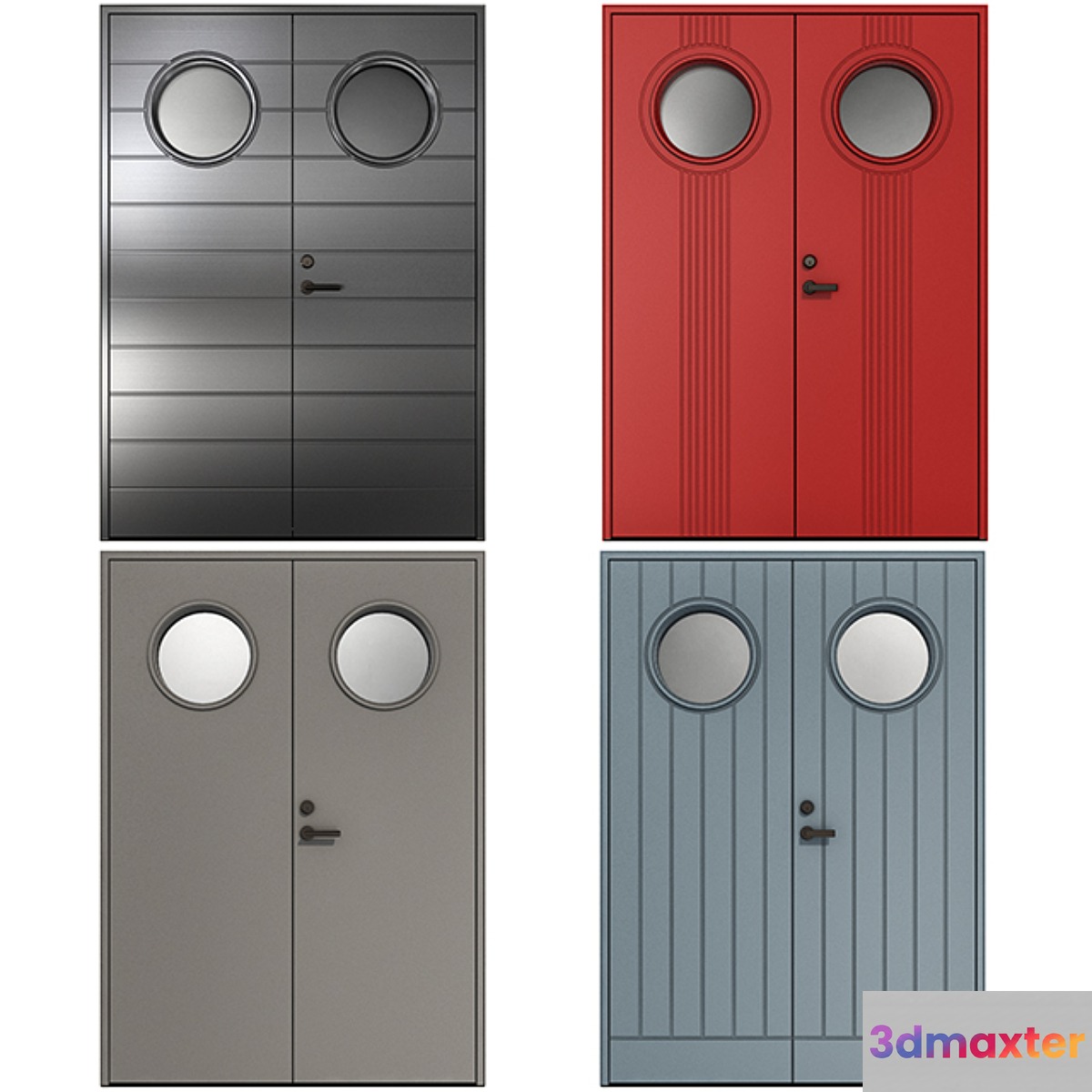 Metal fire doors - No.2