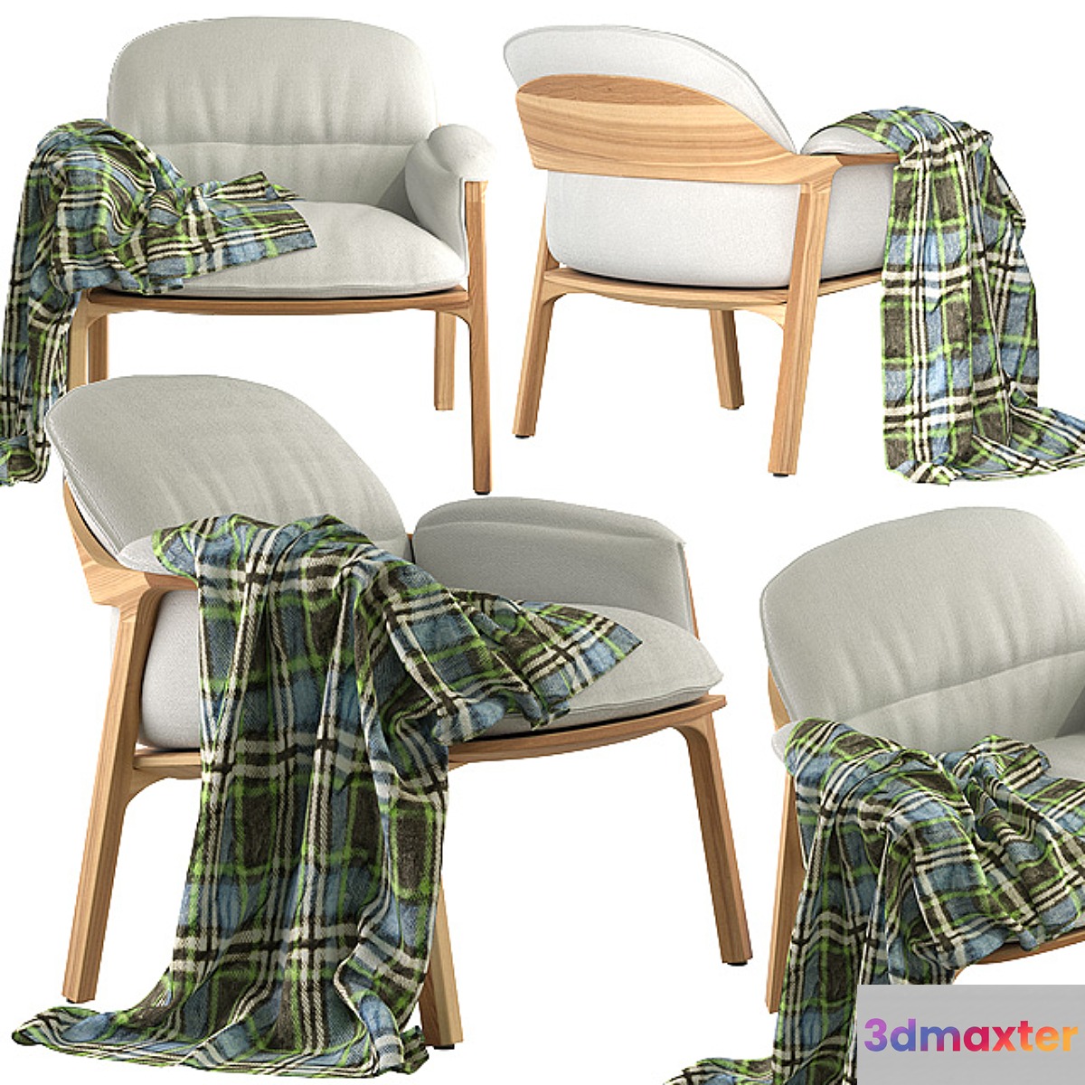 TRIBU NOMAD  Easy chair 3D Max