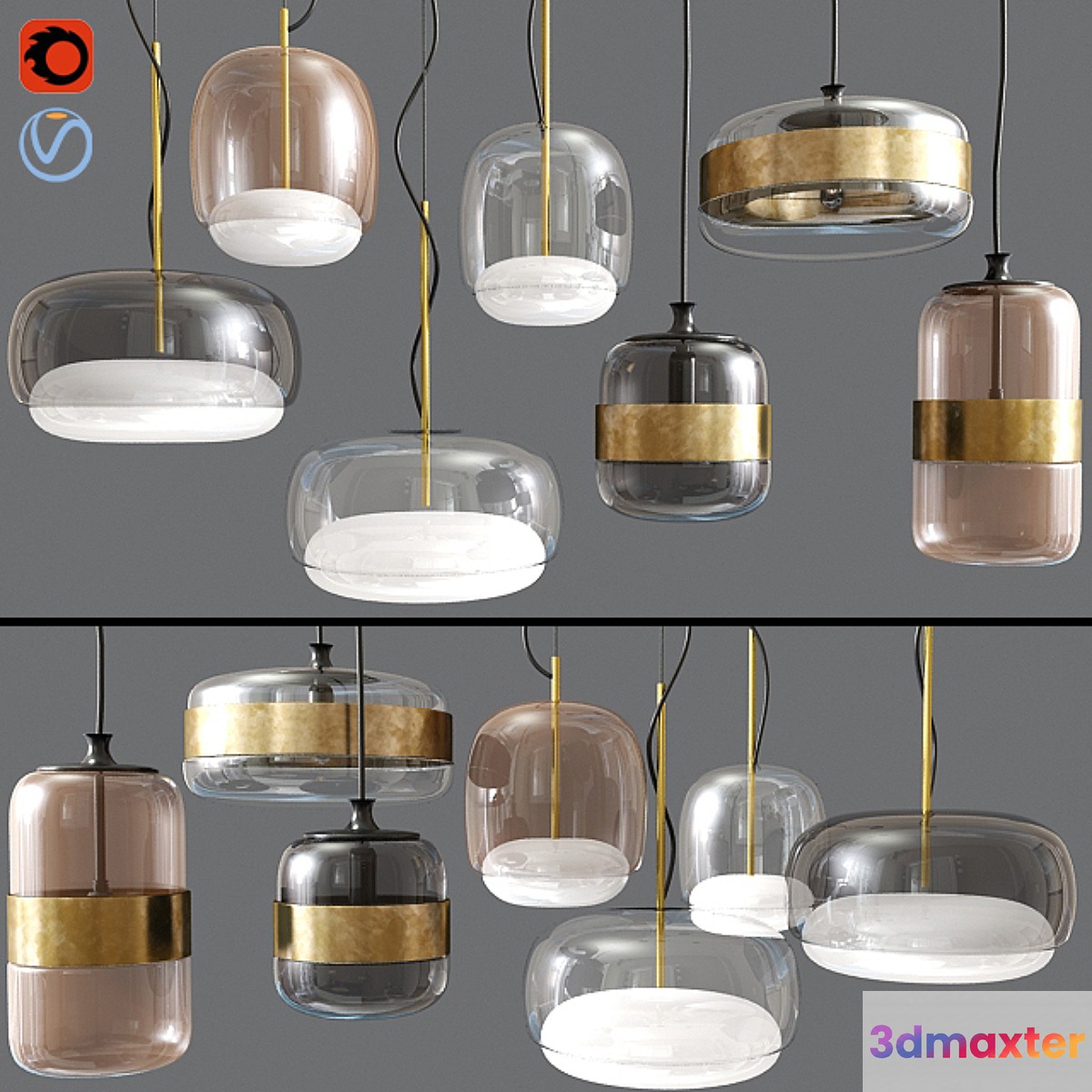 Vetreria Vistosi Jube SP Set 01