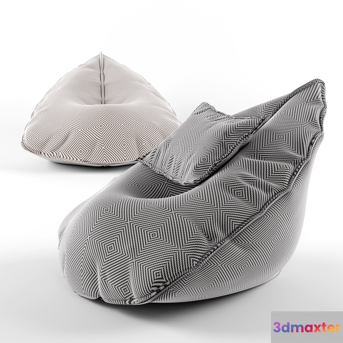 Sail pouf 3D Max