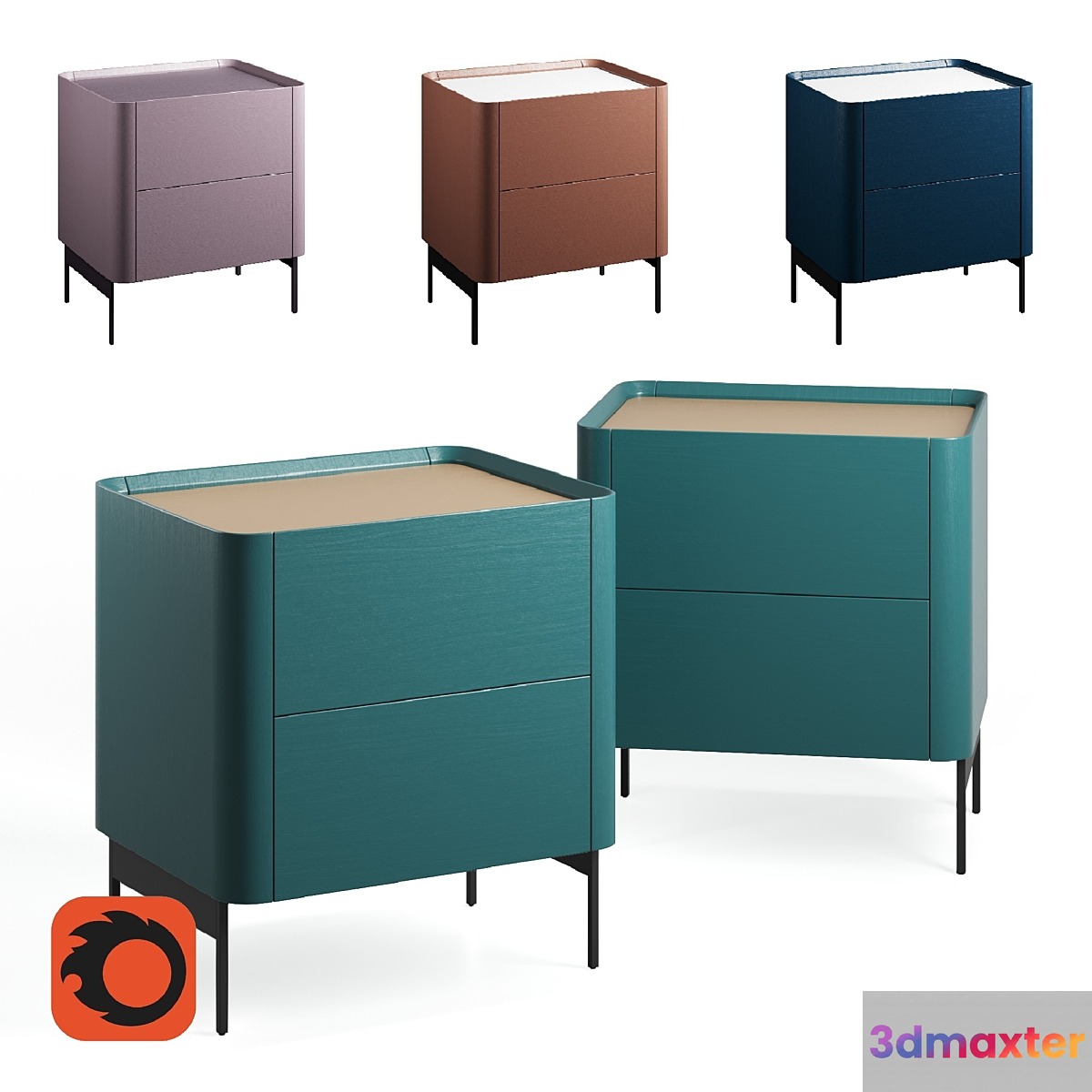 Nightstand Iris Modern