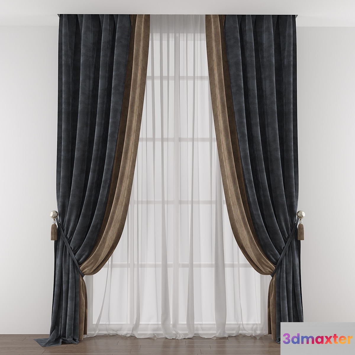 Curtain 446 3D Max