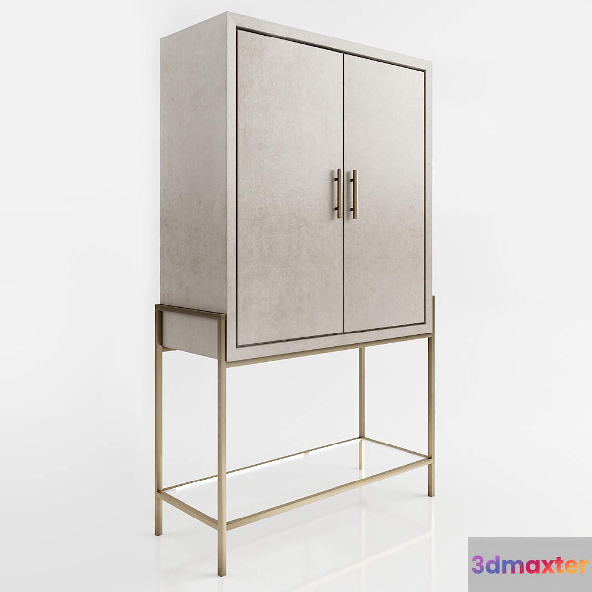 Darren Beige Cabinet 3D Max