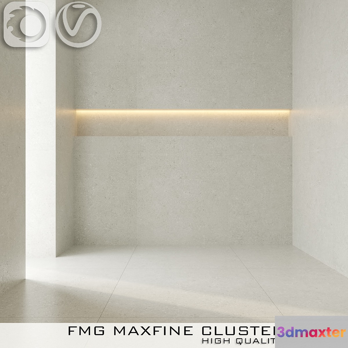 Tile FMG CLUSTER WHITE 3D Max