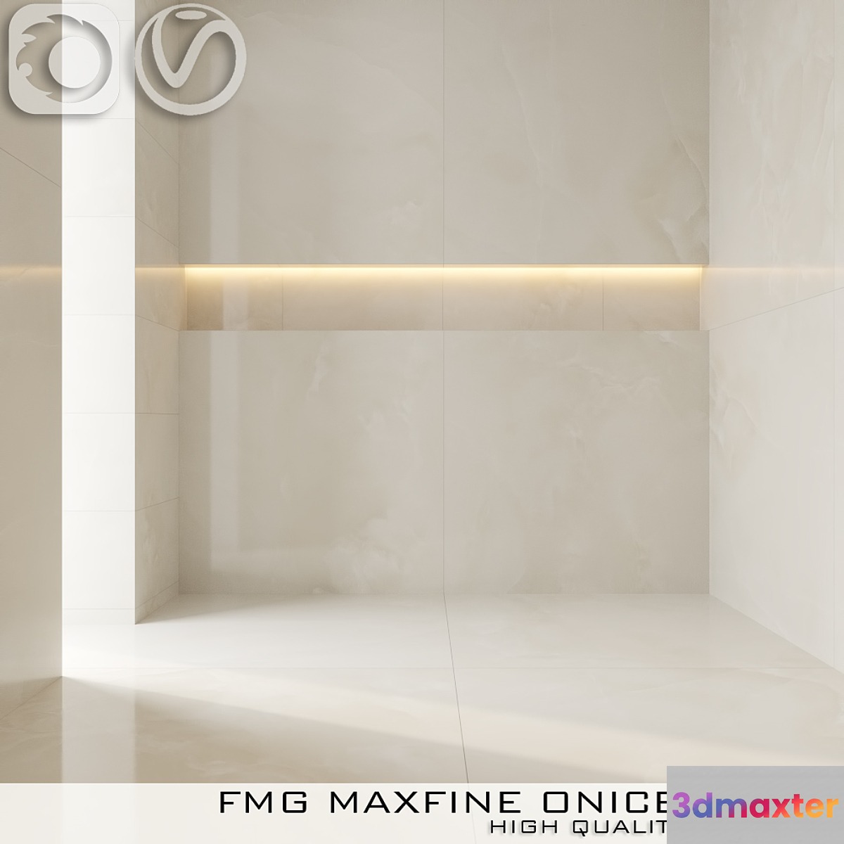 FMG tile ONICE REALE 3D Max
