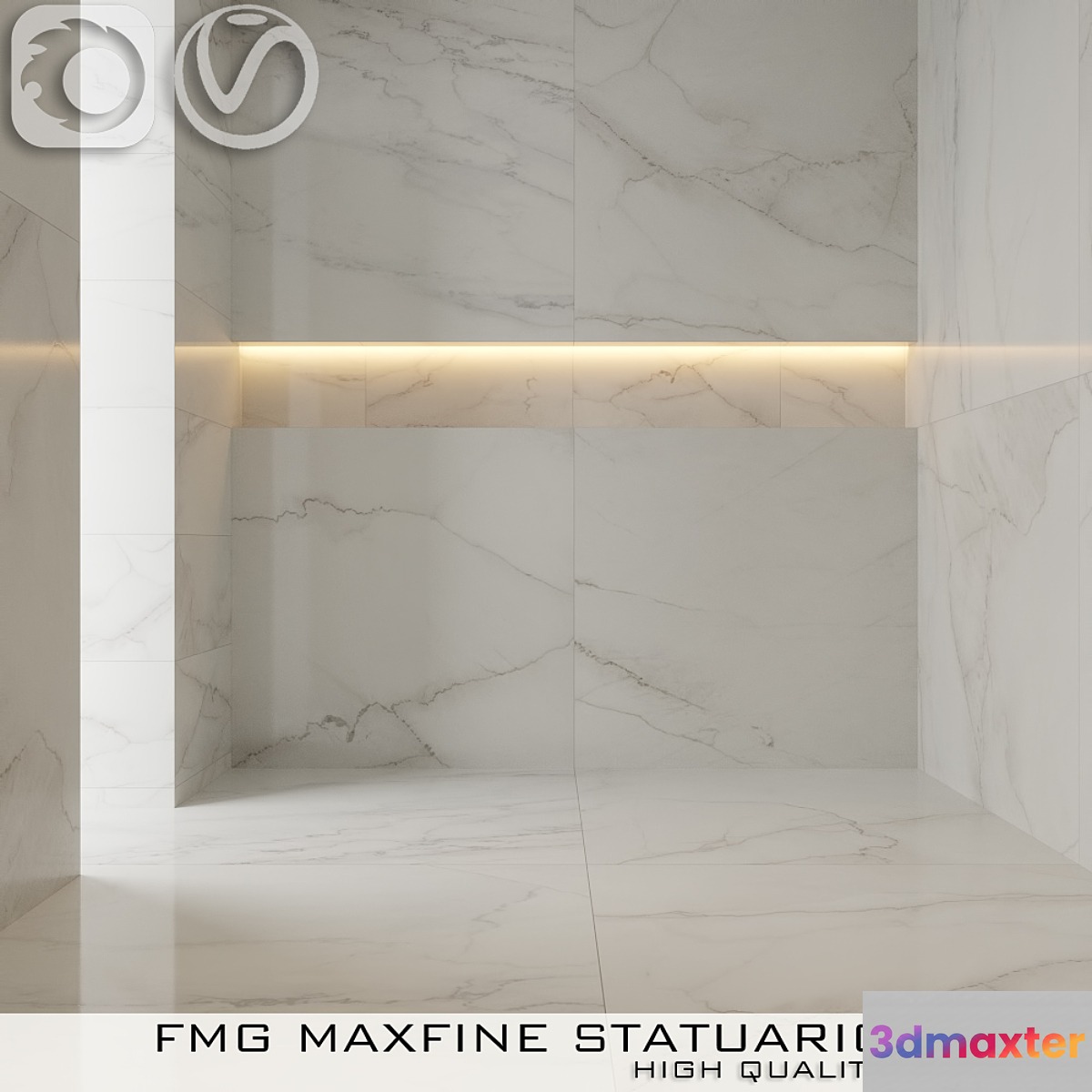 Tile FMG STATUARIO LIGHT 3D Max