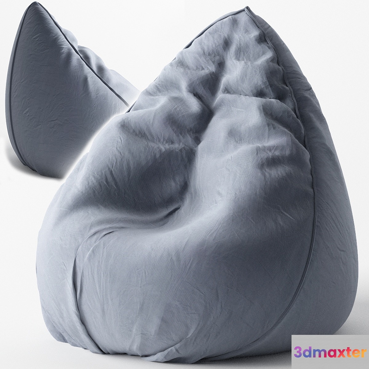 Ikea kids bean bag 3D Max