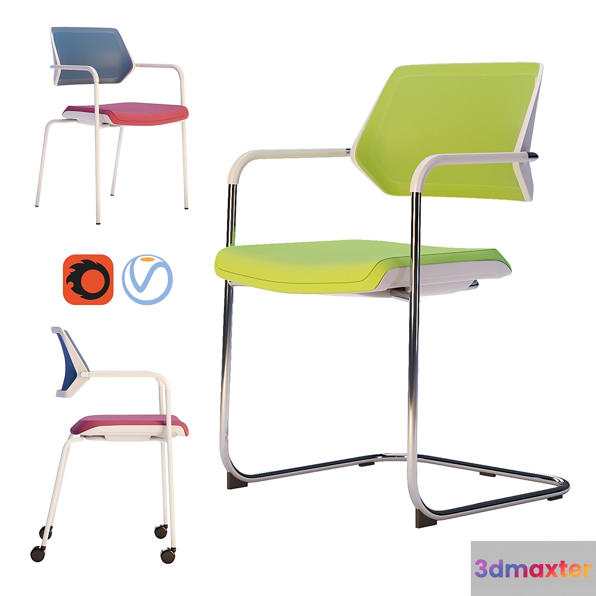 Steelcase - Office Chair Qivi Set1 - No.2