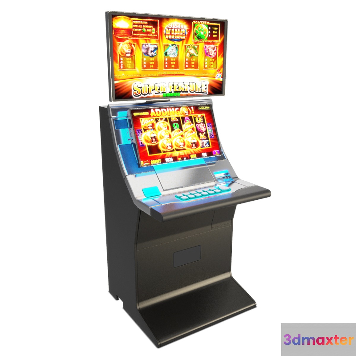 Slot Machine Helix Super Screen 3D Max